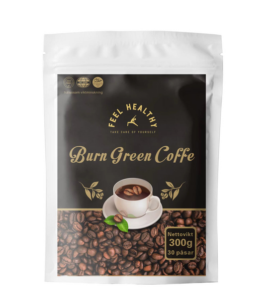 Burn green coffe