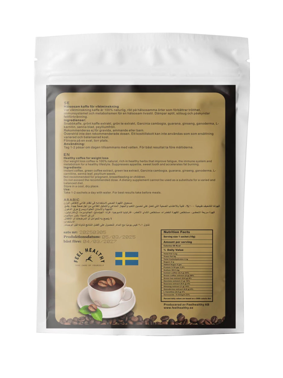 Burn green coffe